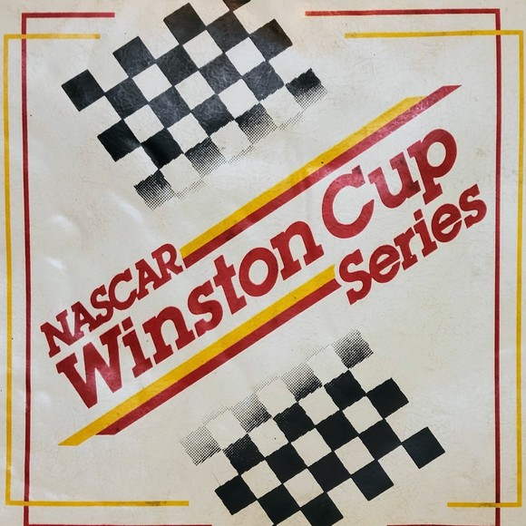 VTG NASCAR Winston Cup Series Vinyl Seat Cushion With Handle Rare. - Picture 10 of 10
